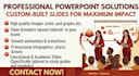 design a creative professional presentation using powerpoint
