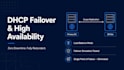 design high availability dhcp failover and disaster recovery