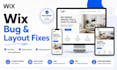 fix wix issue wix layout issues wix seo cms wix bugs optimize wix responsiveness
