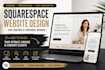 squarespace website, squarespace designer, coach website, personal brand website