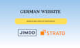 design a professional jimdo strato german business website