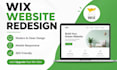 wix website redesign, wix website design redesign website