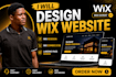 design wix website wix redesign wix ecommerce store