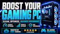 boost your gaming PC performance for smooth gameplay and low latency