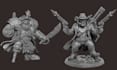 sculpt 3d warhammer character model 3d miniature tabletop action figurine dnd