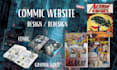 develop comic website anime website, website, book website