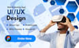do website and mobile app uiux design in figma and adobe xd