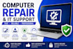 fix computer issues and install software