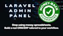 develop a laravel admin panel for your CRM or erp