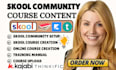 setup skool community online course creation course upload and training manual