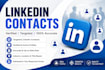 do linkedin contact and company research