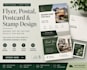 do flyer design postal design brochure real estate postcard postal stamp incanva
