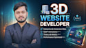 build a premium 3d immersive website using react and threejs