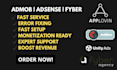 help to create admob adsense and fyber digital account
