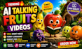 create viral ai talking fruit videos