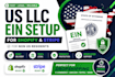 create US llc for shopify dropshipping and stripe ein setup
