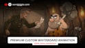 create premium custom whiteboard animations and 2d animation videos