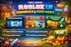 design roblox ui thumbnails and game assets