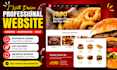 build a fast food restaurant website design