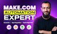 build make automation scenarios and zapier workflows