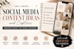 create engaging social media content ideas and captions