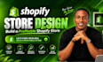 do shopify store design and redesign
