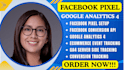 setup facebook pixel ecommerce conversion API, fix meta pixel, gtm ga4 tiktok