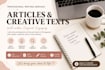 write and review articles and texts