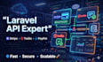 integrate stripe, twilio, paypal or any API in laravel