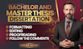 edit and proofread thesis, dissertation, and research proposal