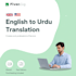 do urdu proofreading and editing service
