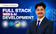 full stack web developer, ai website development, front end backend developer