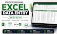 do accurate data collection,data entry,data,scraping,data typing,data formatting