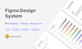 build a figma design system with proper variables, tokens and design markdown