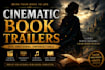 create cinematic book trailer and teaser, promo
