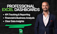 create professional excel dashboards and KPI reports