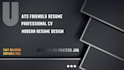design ats friendly professional resume