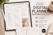 design printable planner 2026, digital planner ipad and canva template