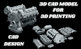 do 3d cad design cad modeling mechanical model product prototype cad 3d printing