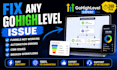 fix any gohighlevel funnel, CRM, workflow or automation issue