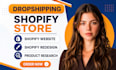build shopify store design shopify website development, shopify website redesign
