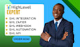 ghl integration ghl zapier automation ghl webhook setup ghl custom app ghl API