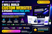 build custom website, dynamic single page apps using modern technologies