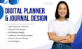 design adhd planner, guided journal, shadow work journal, tracker for amazon KDP