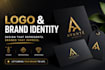 a logo and a customized visual identity