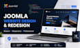 design a modern responsive, business focused joomla website