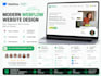 design a webflow saas landing page and business website