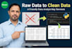 do professional data cleaning, data wrangling and preprocessing in python