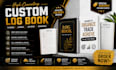 design a modern and professional log book logo