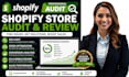audit shopify store SEO speed conversion and sales performance
